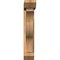 Ekena Millwork Funston Slat Smooth Bracket w/ Offset Brace, Western Red Cedar, 5 1/2"W x 22"D x 30"H BKT0604X22X30FST06SWR - alternate 4